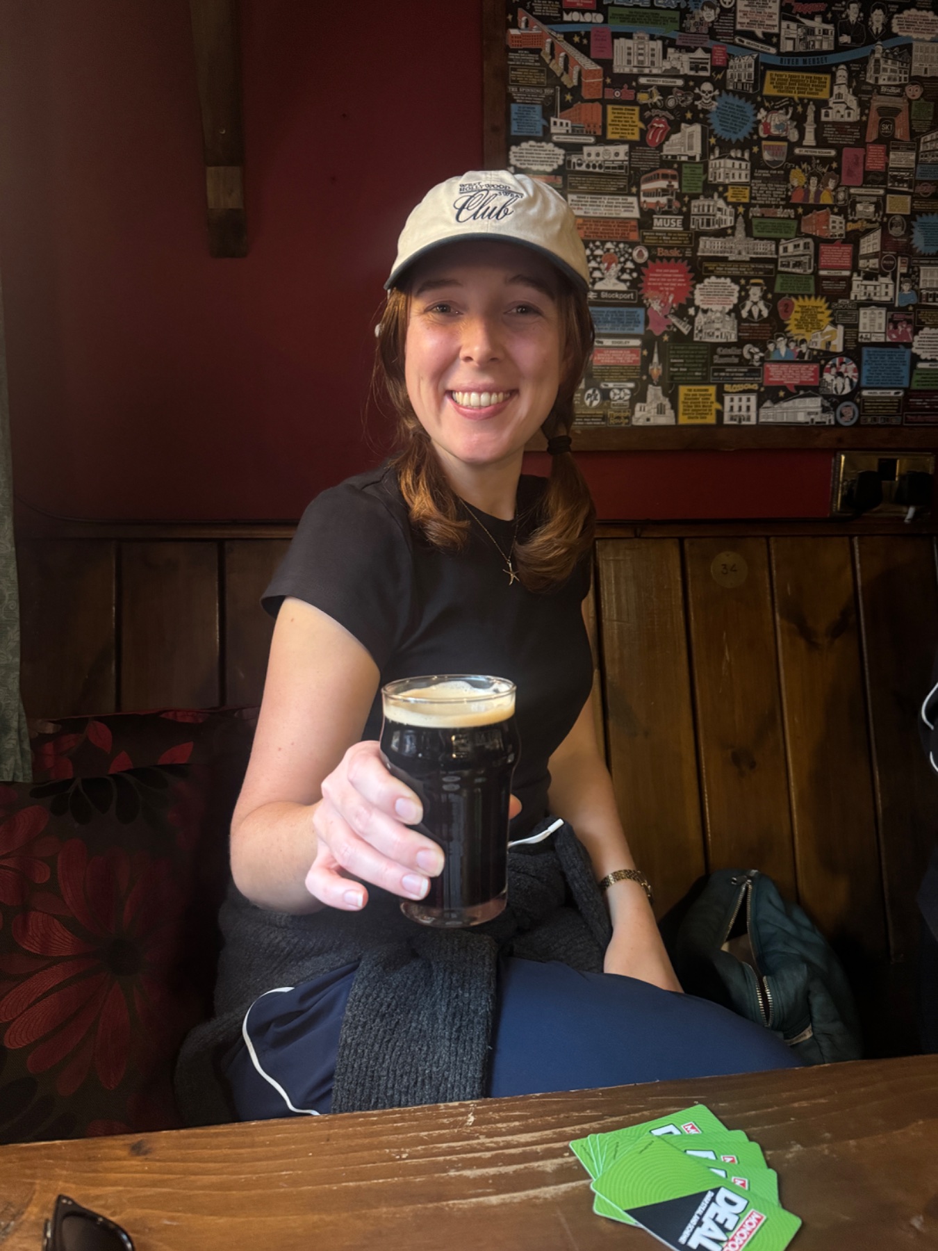 Photo captioned: pints!